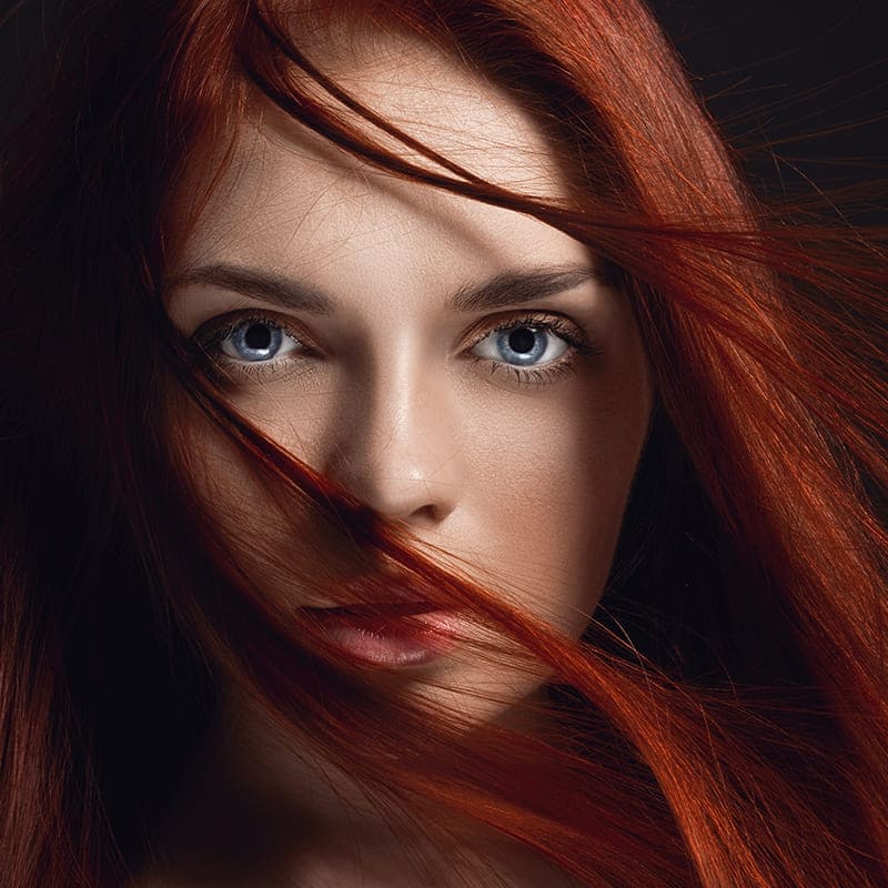 Professional hair coloring service at North Style Salon